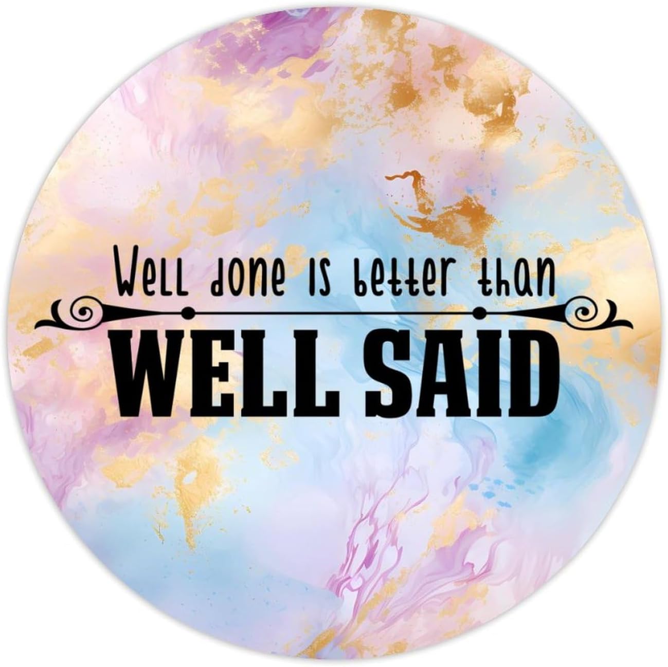 3in Round Label Stickers 100pcs for Boxes Bottles Laptops Envelopes Gifts