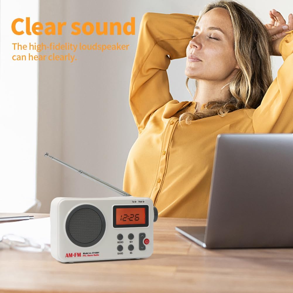 Portable Shower Speaker With HD LCD Display and 20 Preset Stations