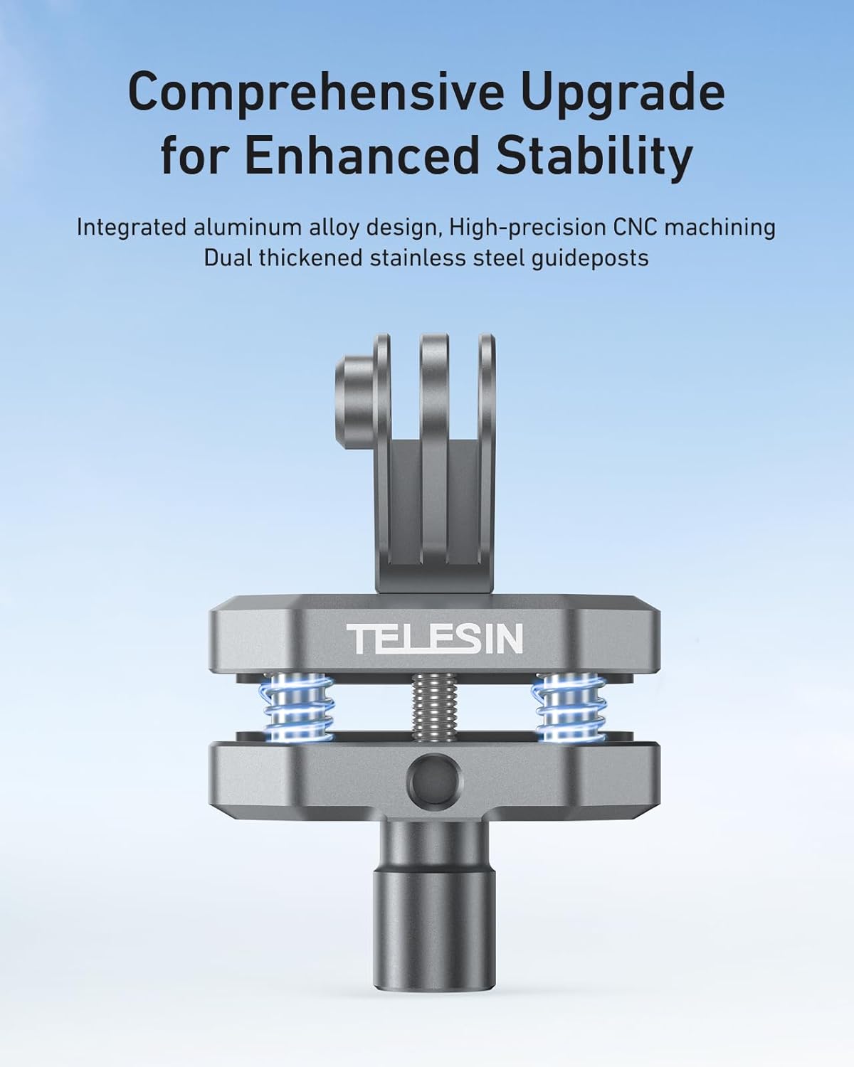 TELESIN Motorcycle Windshield Clip Camera Mount