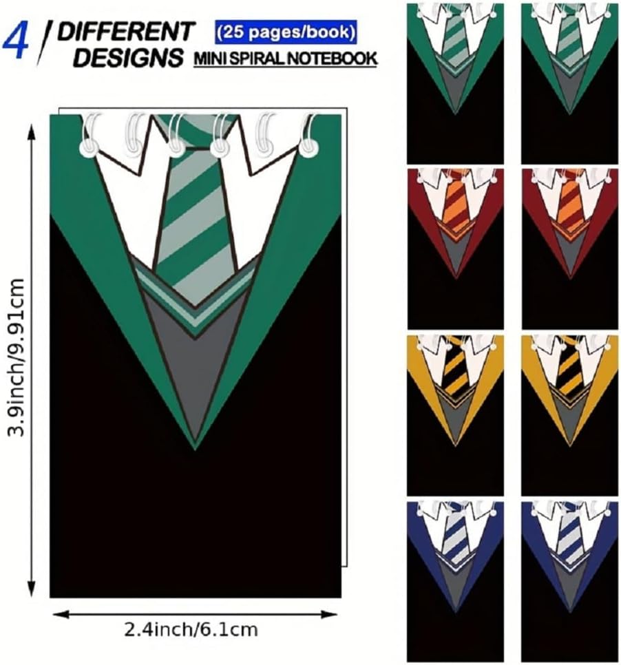 24Pcs Mini Notepads for Wizard Academy Birthday Party Favors