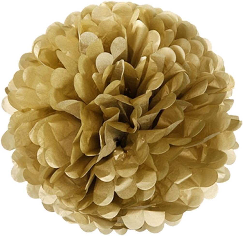 Fascola Christmas Tissue Paper Flowers 18 Pieces