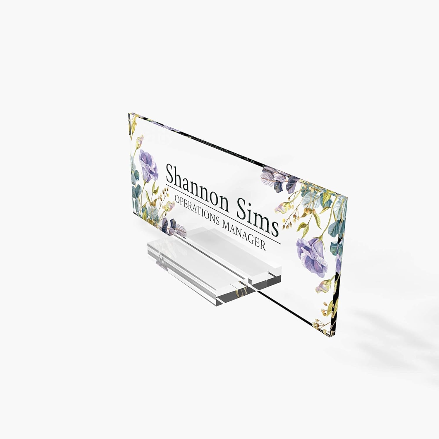 Desk Name Plate - Custom Aesthetic for Home Office and Business Professionals