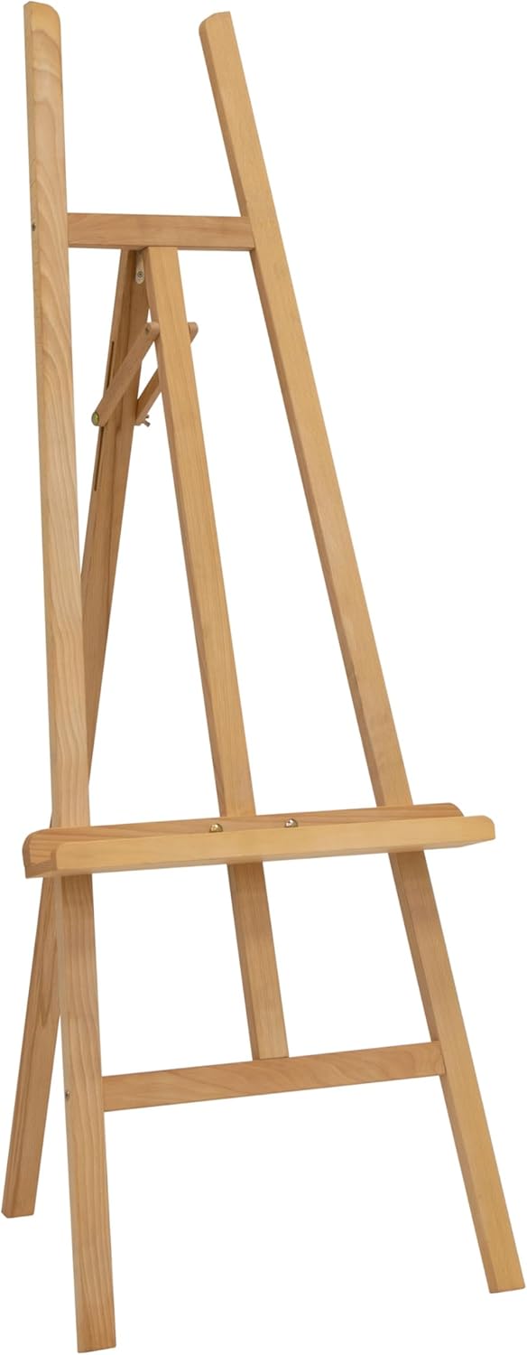 Wood Museum Easel for Artists and Galleries