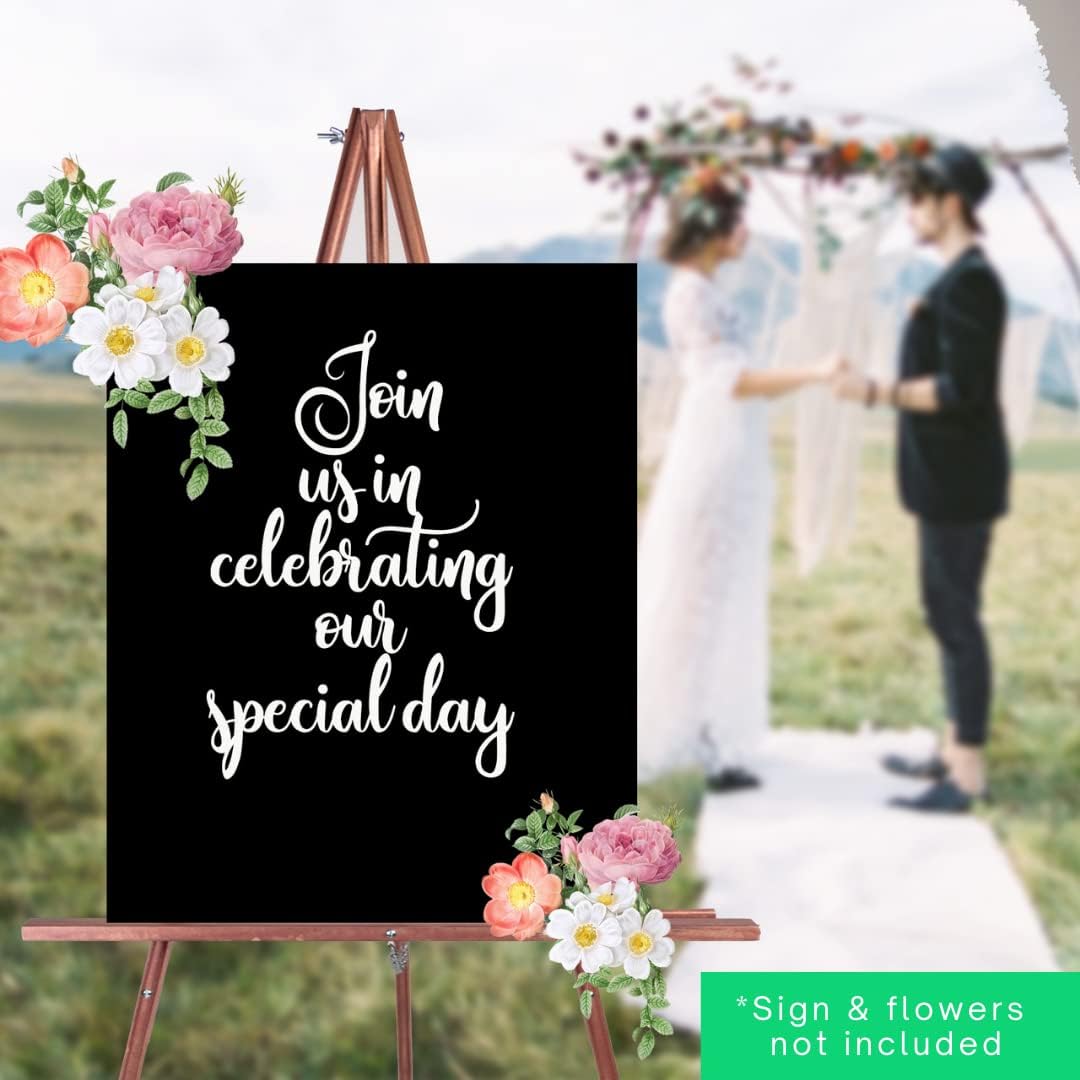 Large Wedding Easel for Welcome Sign Display