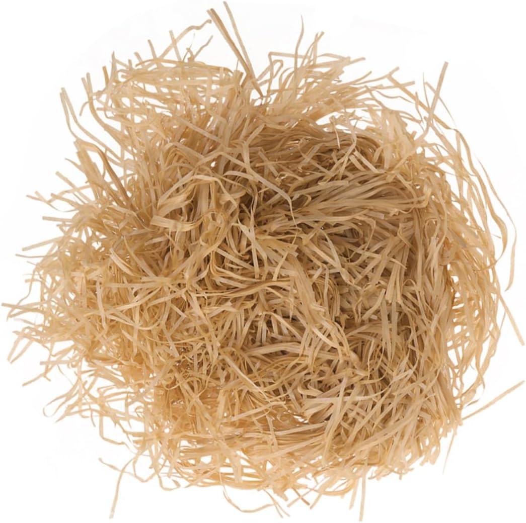 SKISUNO Wedding Favor Box Filler Kraft Paper with Raffia