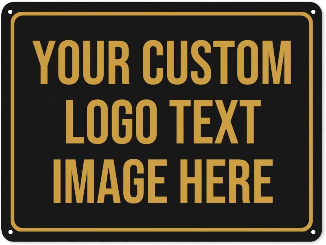 Custom Outdoor Metal Sign 8x12inch Personalized