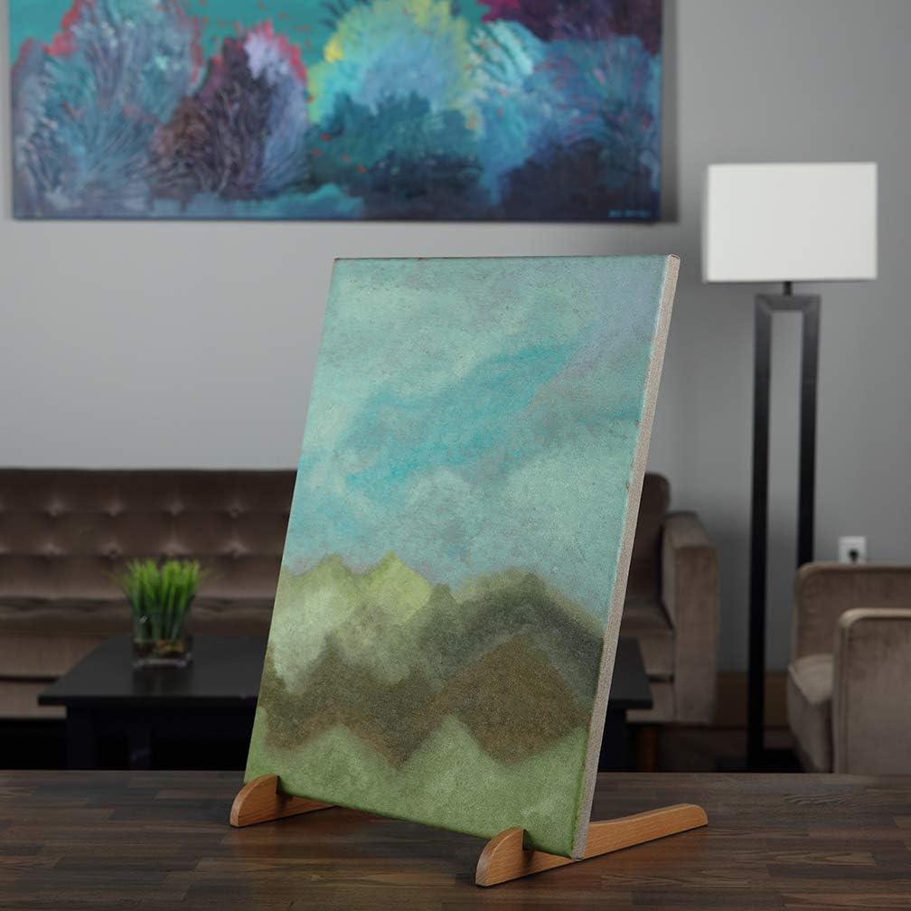 Original Overby Tabletop Painting Easel 10 Pack Portable Compact Natural Wood
