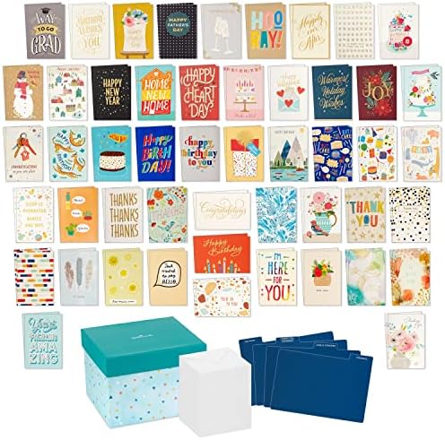 Hallmark Assorted Greeting Cards Boxed Set - 100 Cards