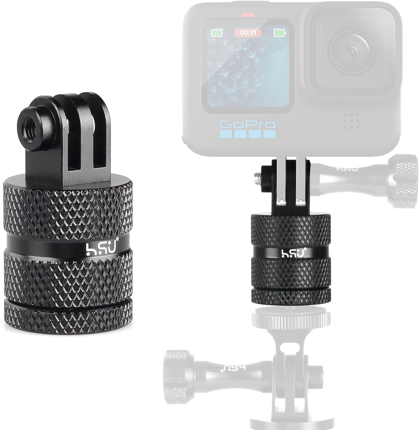HSU Aluminum 14 Inch Camera Mount Adapter with 360 Degree Rotation