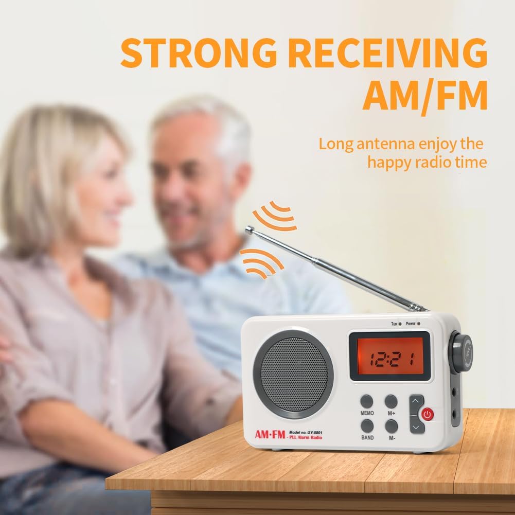 Portable Shower Speaker With HD LCD Display and 20 Preset Stations