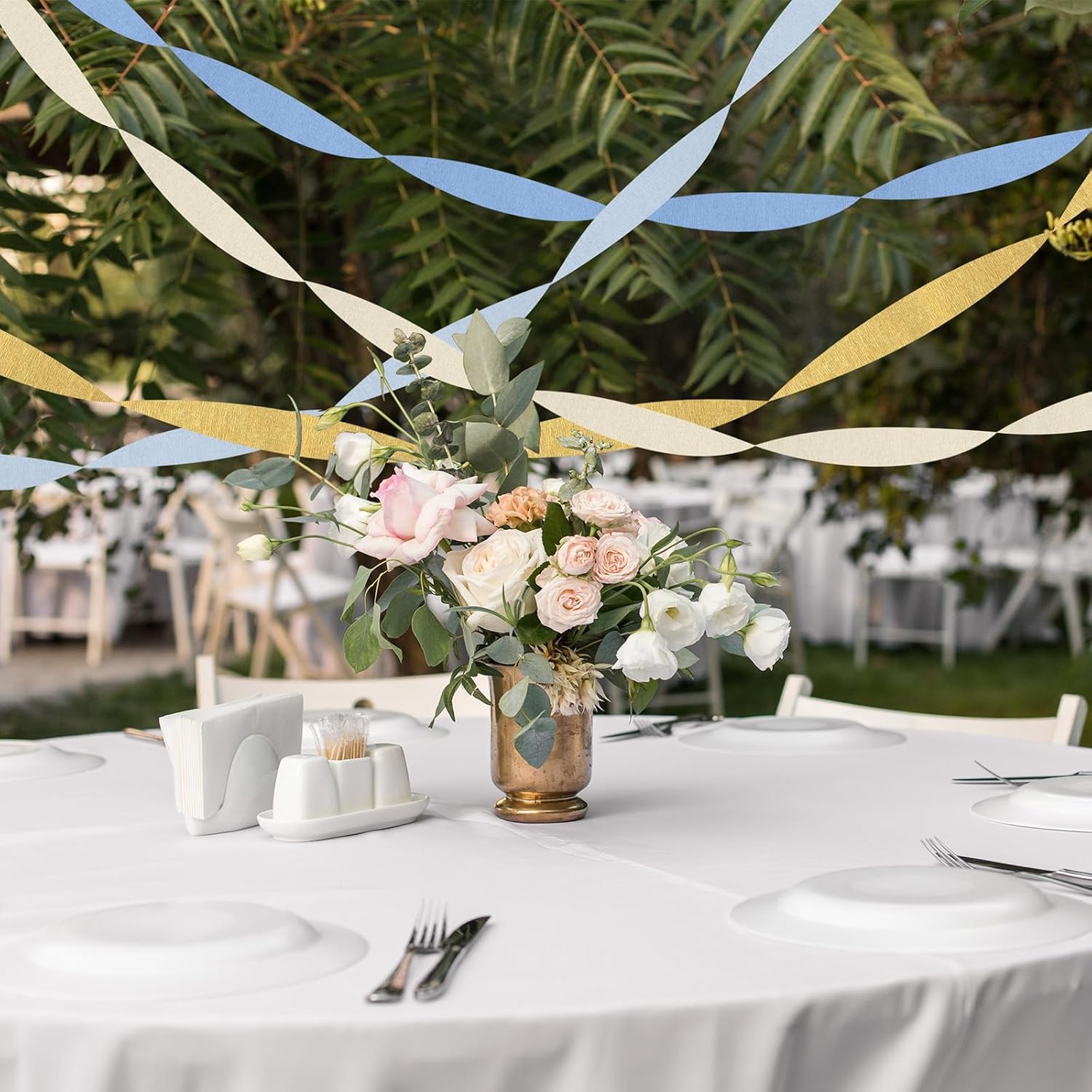 Kisston 10 Rolls Crepe Paper Streamers Decorations
