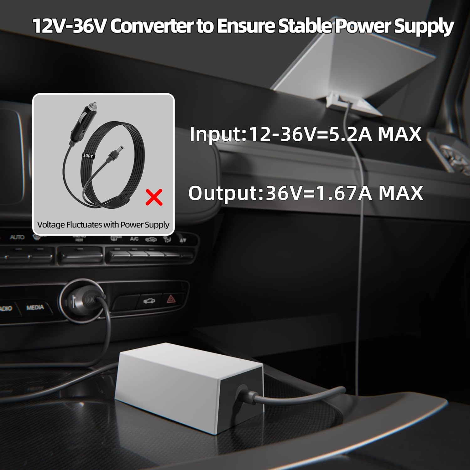 DAIERTEK Starlink Mini Adapter 36V 167A Output