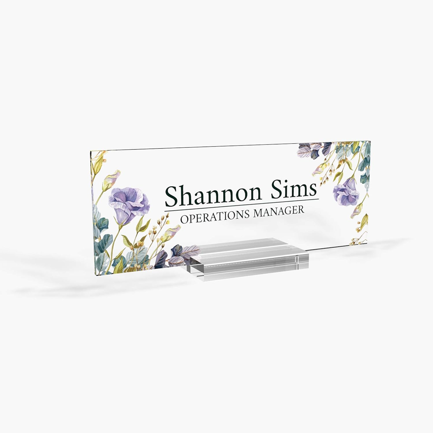 Desk Name Plate - Custom Aesthetic for Home Office and Business Professionals