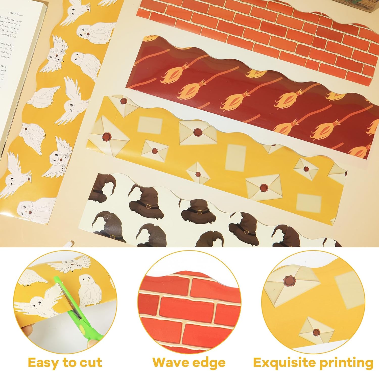 164ft Magical Wizard Bulletin Board Border Set