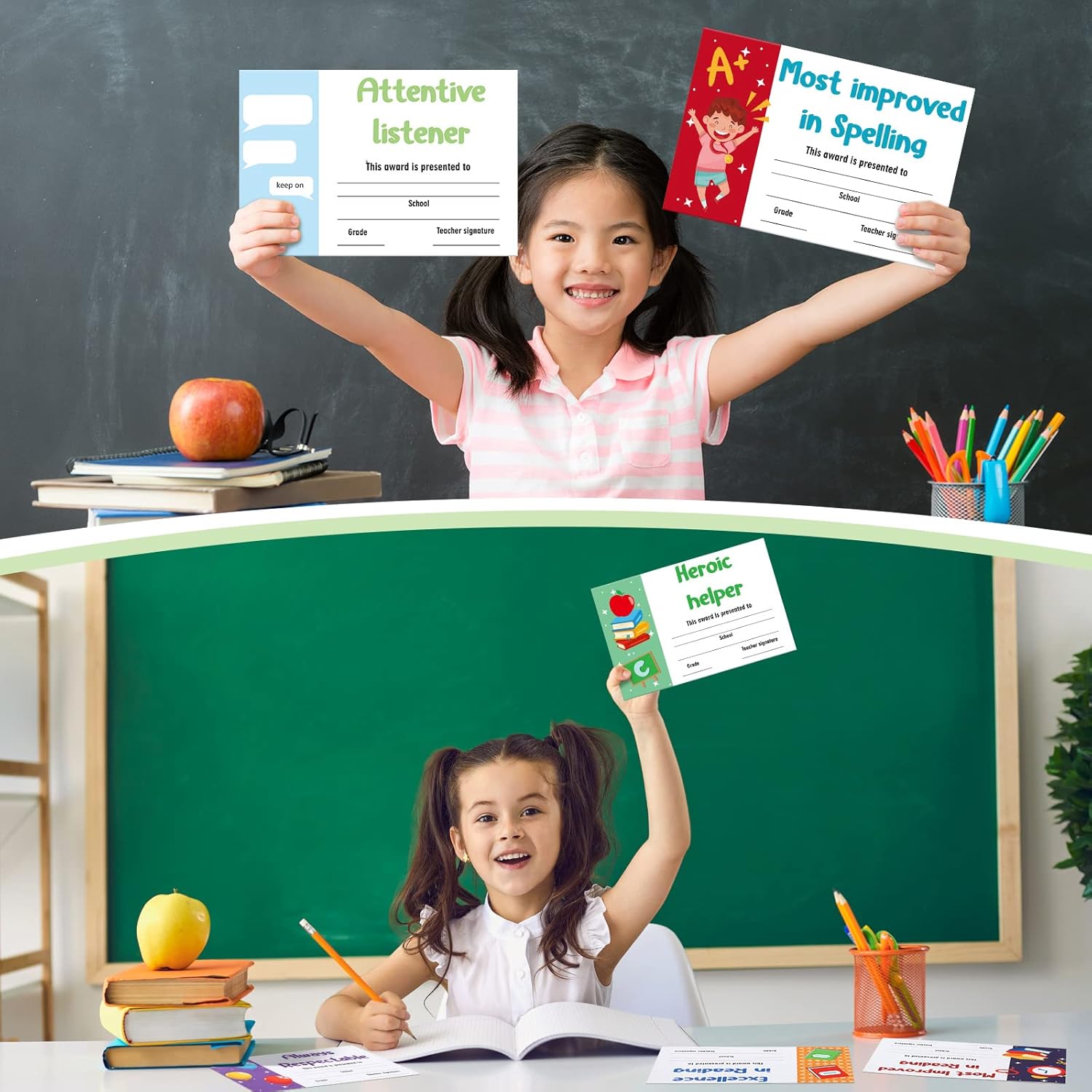 Jutom 45 Pcs End of School Year Awards Certificates
