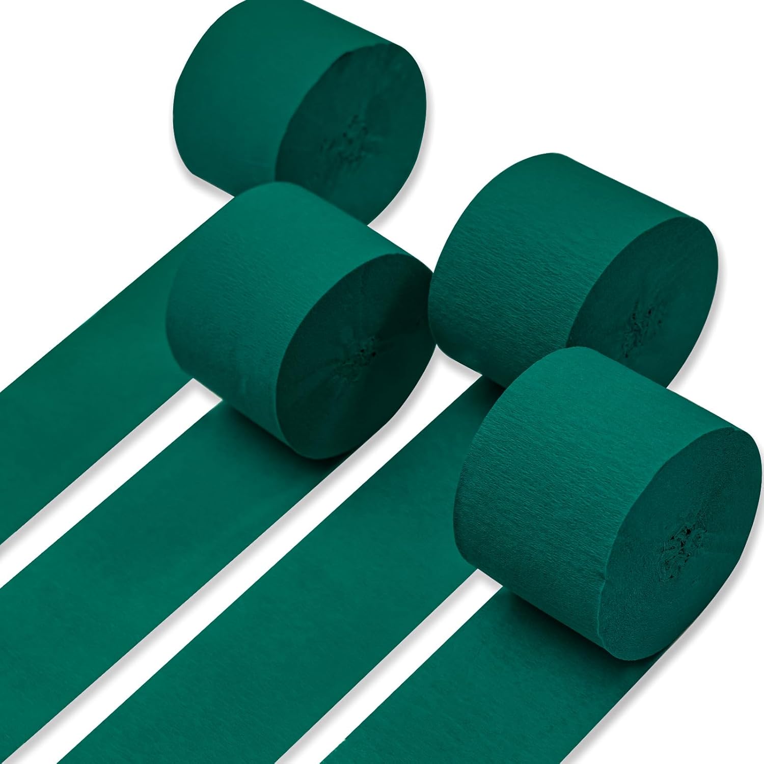 PartyWoo Crepe Paper Streamers 4 Rolls 328ft 1