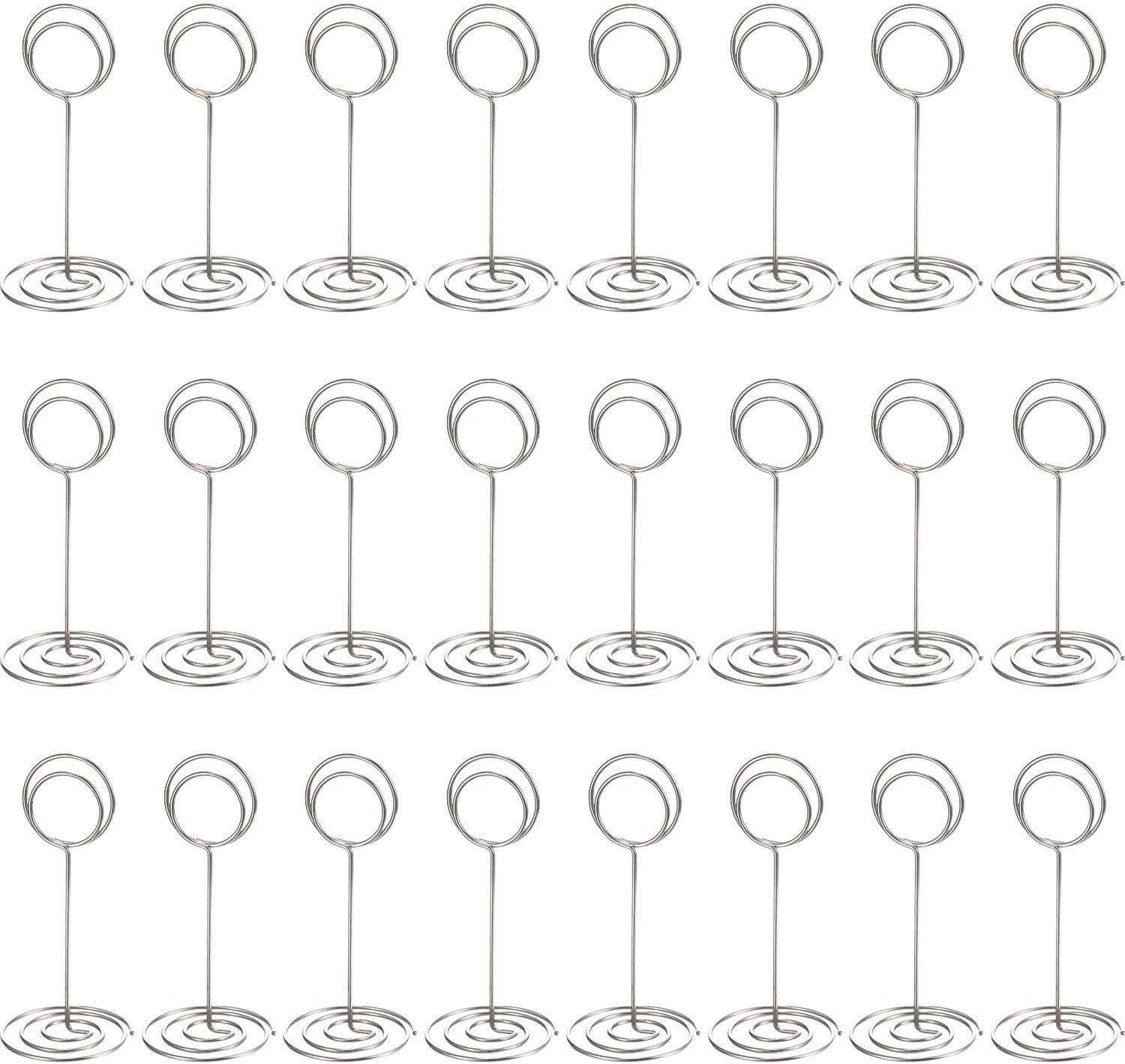 TecUnite 24-Pack 335 Inch Table Number Holder
