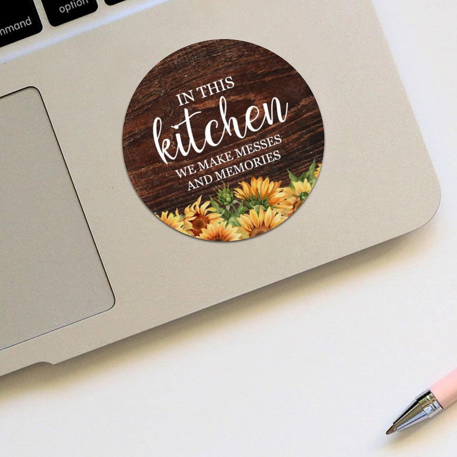3 Inch Round Label Stickers 100pcs for Kitchen Quotes Seals