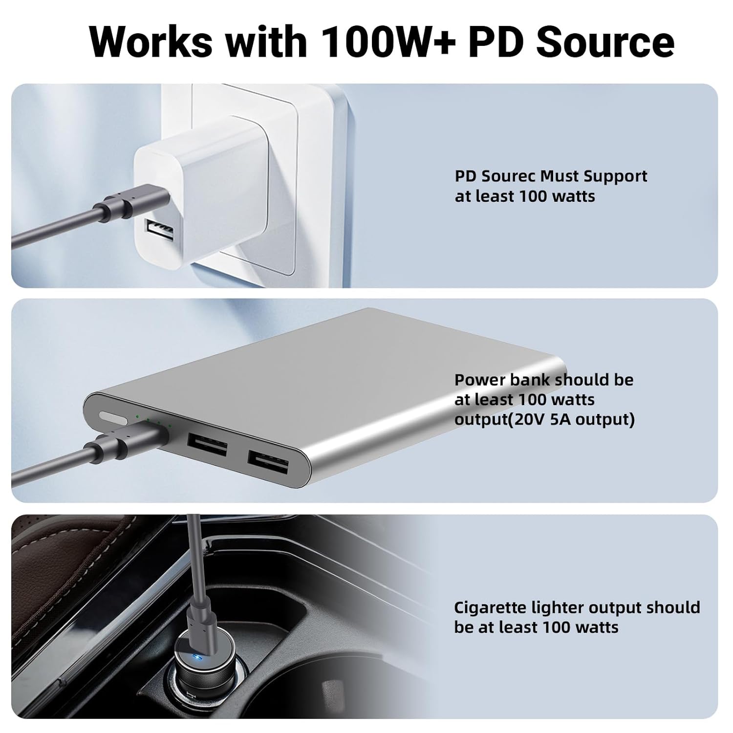 Starlink Mini USB C Power Cable 5M Waterproof