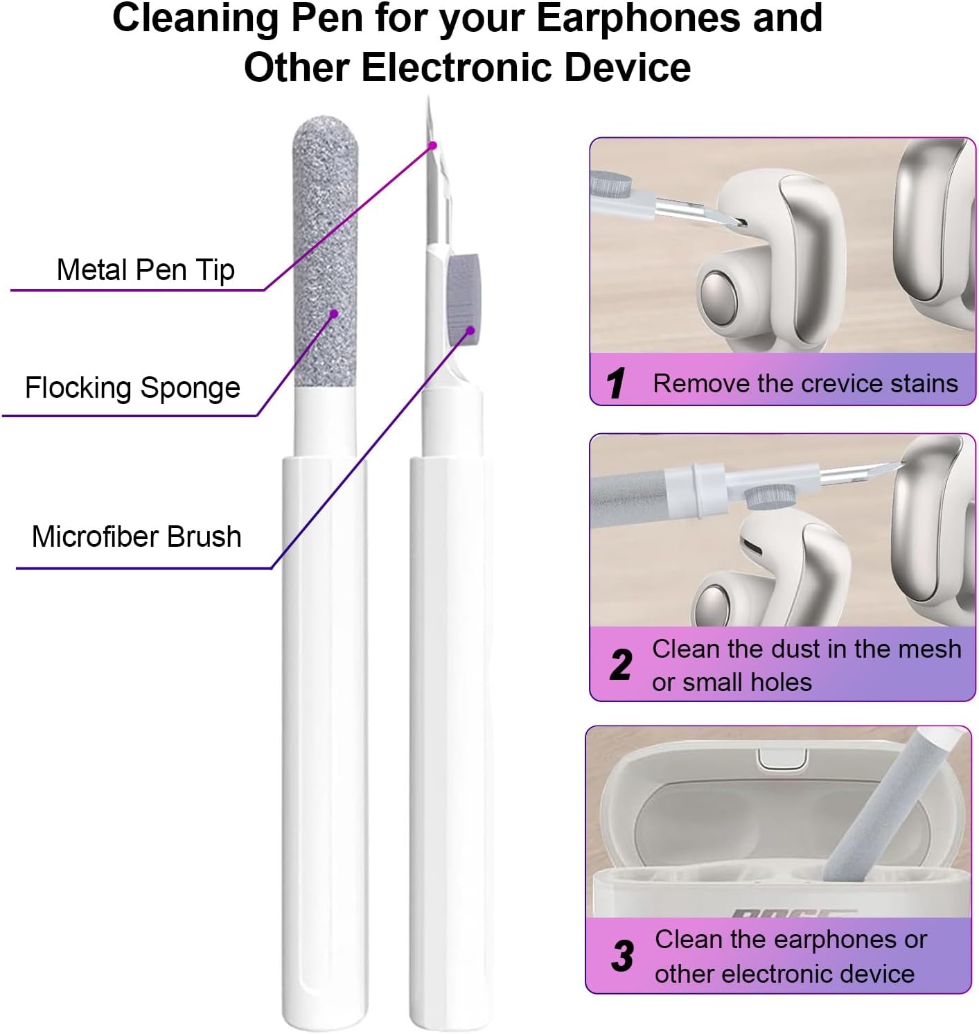 Bose Ultra Open Earbuds Case Clear TPU Cover 2024