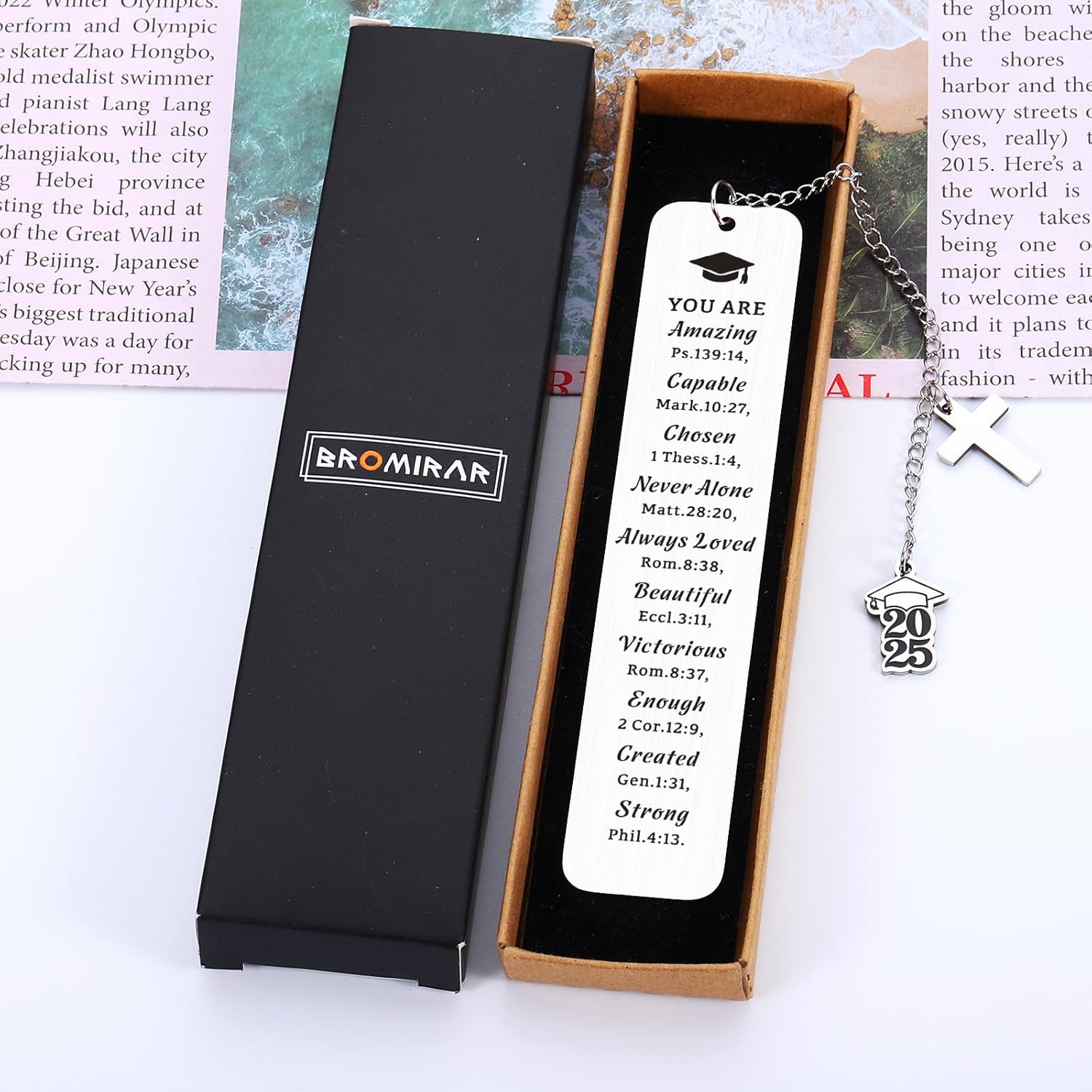 2025 Graduation Bookmark for Girls Boys