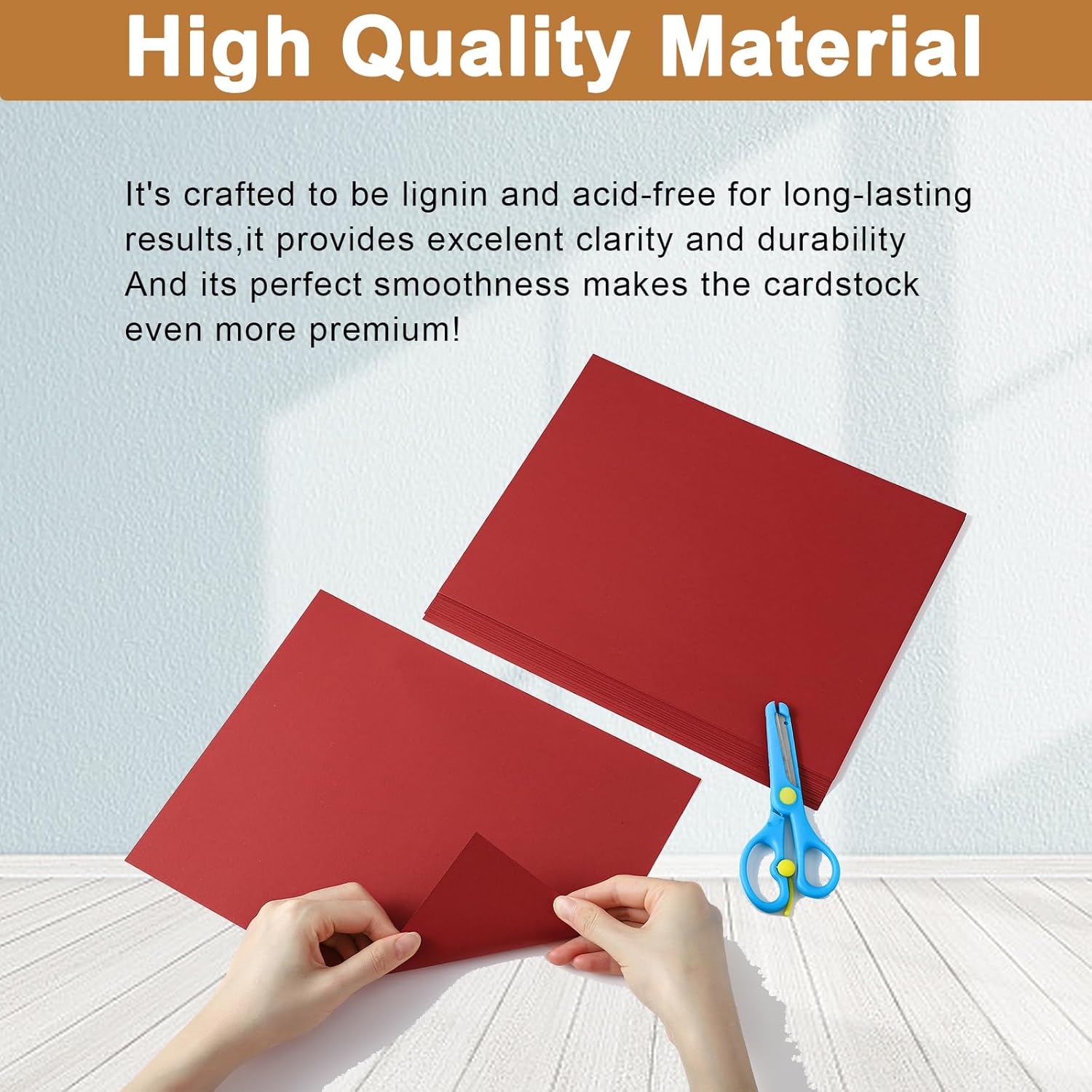 28 Sheets Dark Red Cardstock 85x11 for DIY Cards