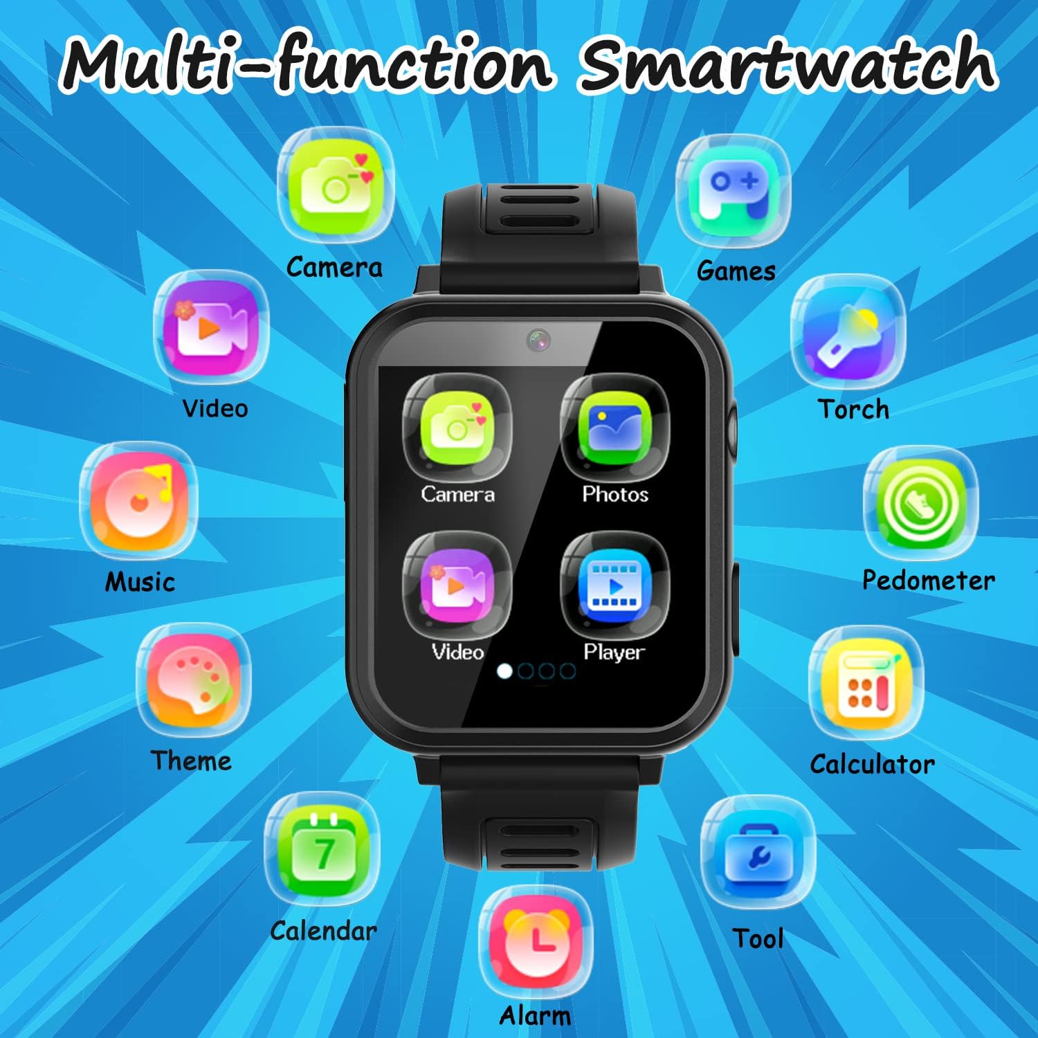 Kids Smart Watch with 24 HD Games and Camera