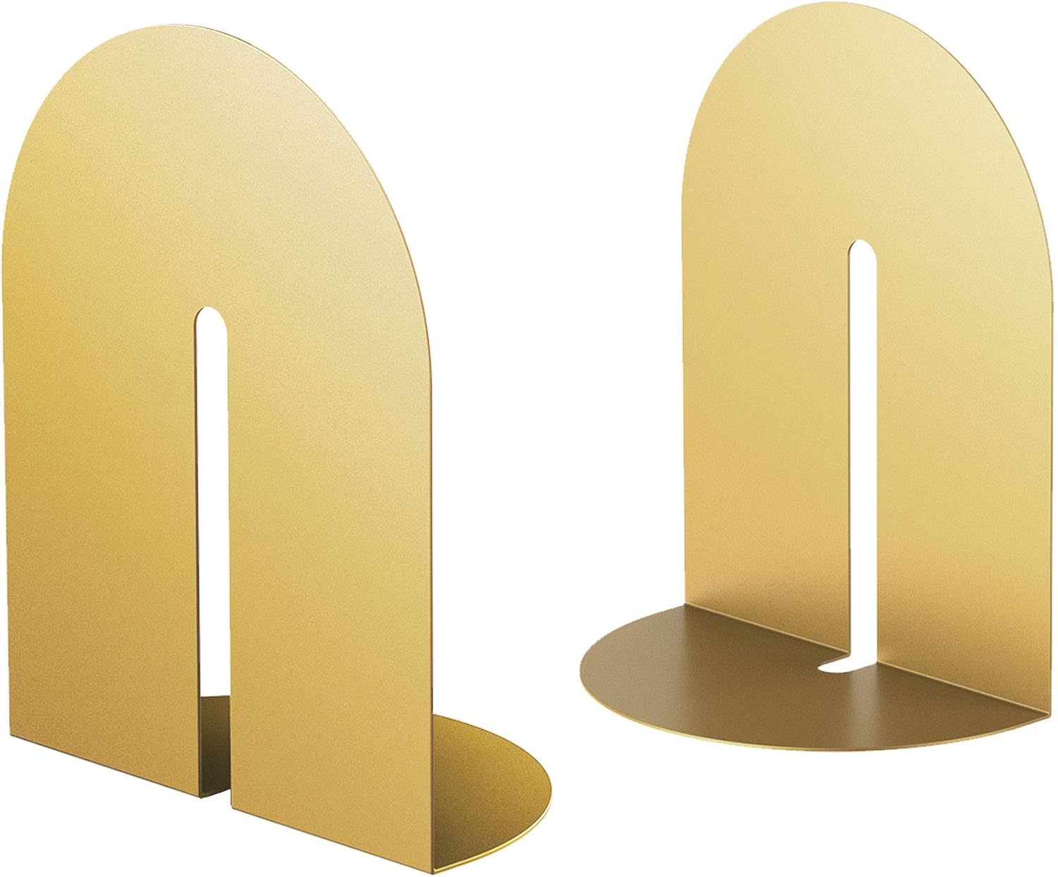 Ondeam Runway Gold Bookends 1 Pair Metal Holders