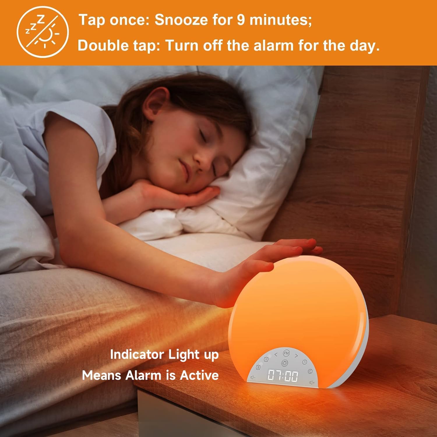 ANTDALIS Sunrise Alarm Clock with Dual Alarms and 7 Nature Sounds