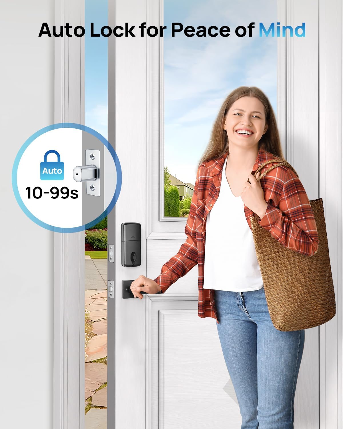 Smart Fingerprint Door Lock Set with APP Control