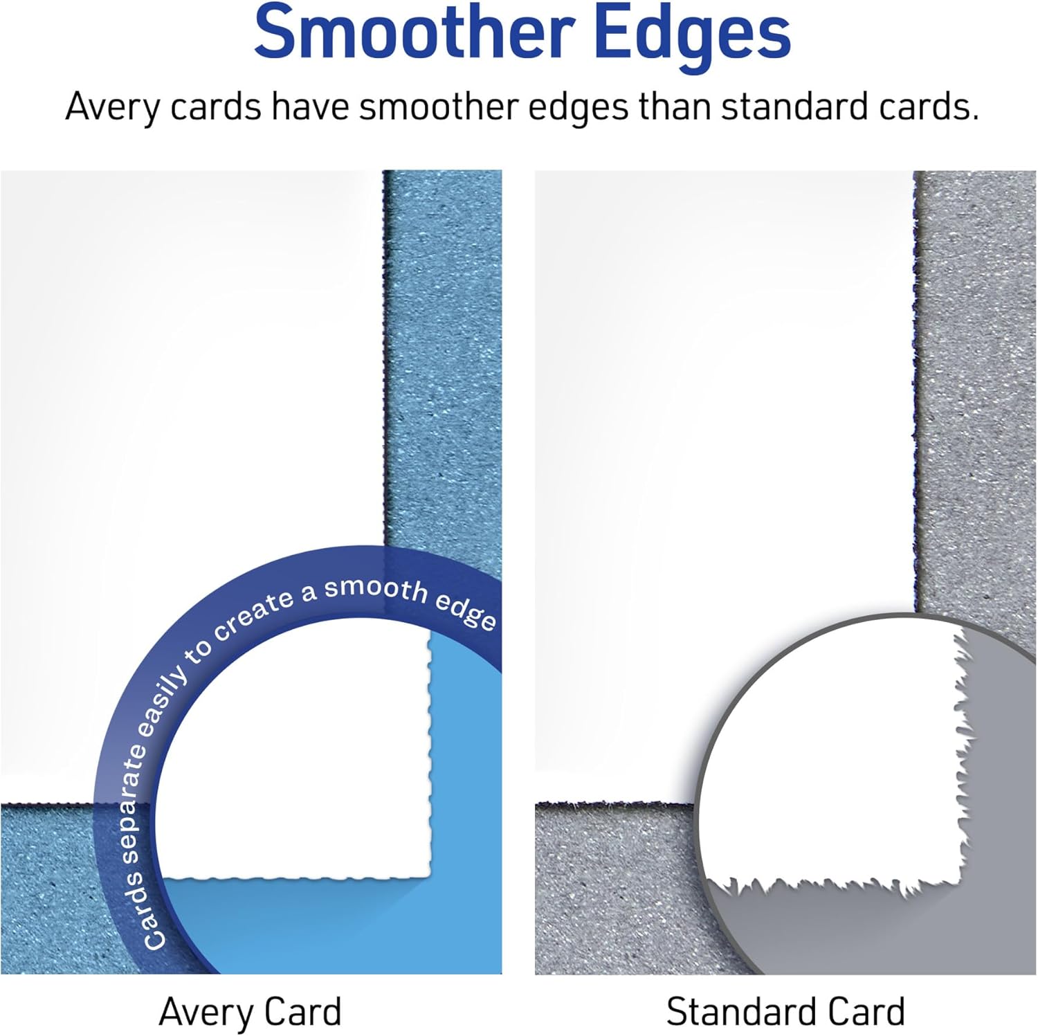 Avery 150 Blank Tent Cards with Sure Feed Technology
