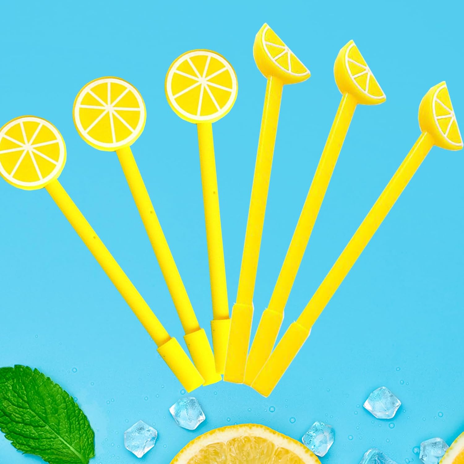 30 Pcs Cute Lemon Gel Ink Pens for Kids
