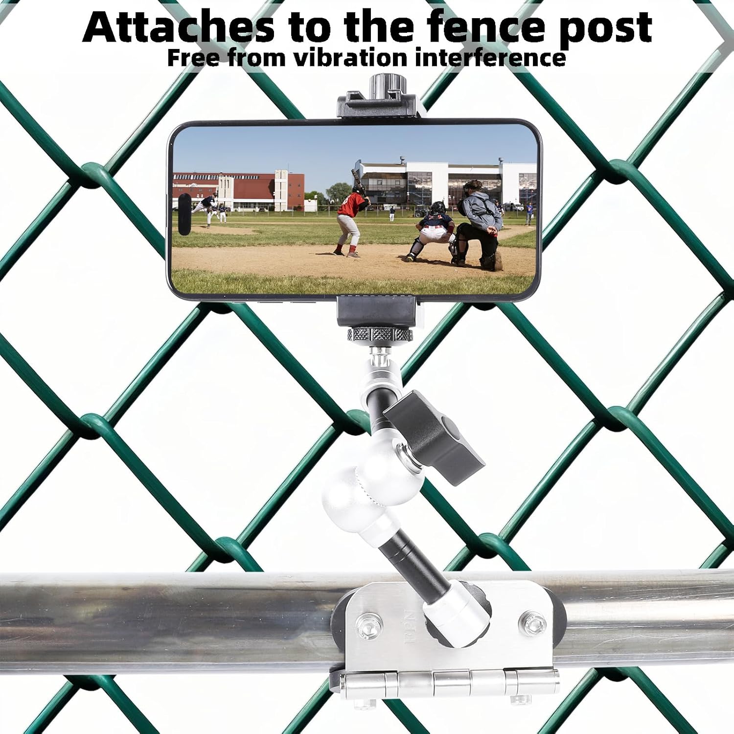 FPN Magnetic Phone Fence Mount with Clip Kit for Action Cameras