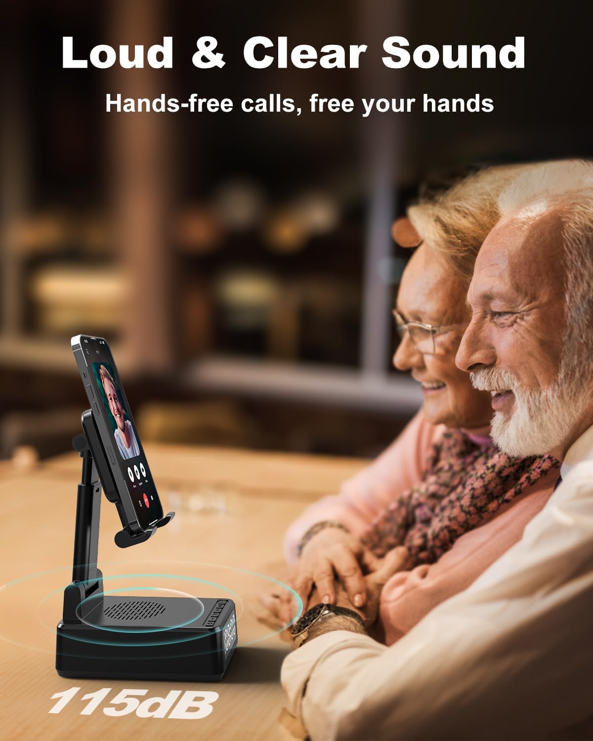 6-in-1 Bluetooth Speaker Phone Stand Holder