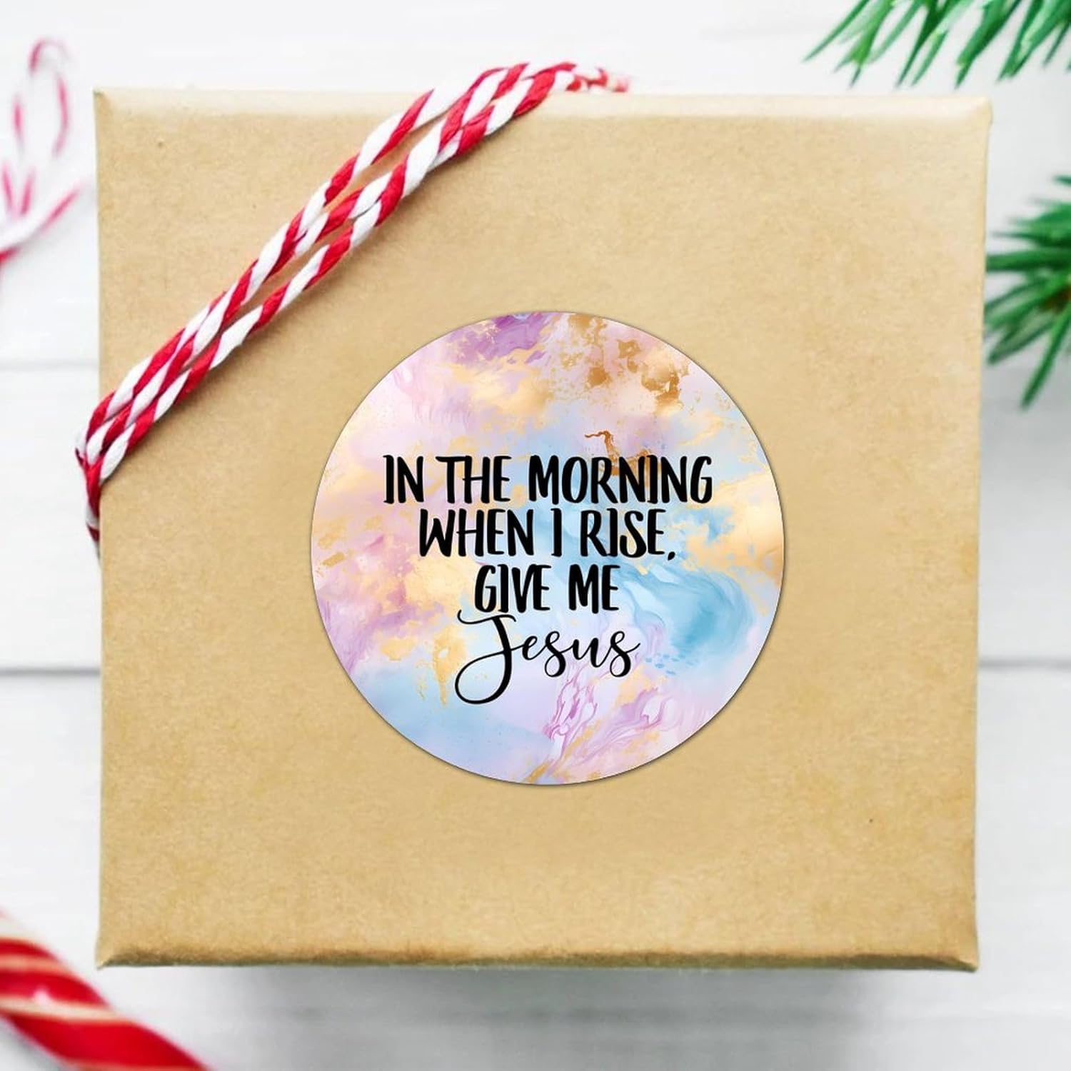 3in Round Label Stickers 100pcs Jesus Quotes Seals