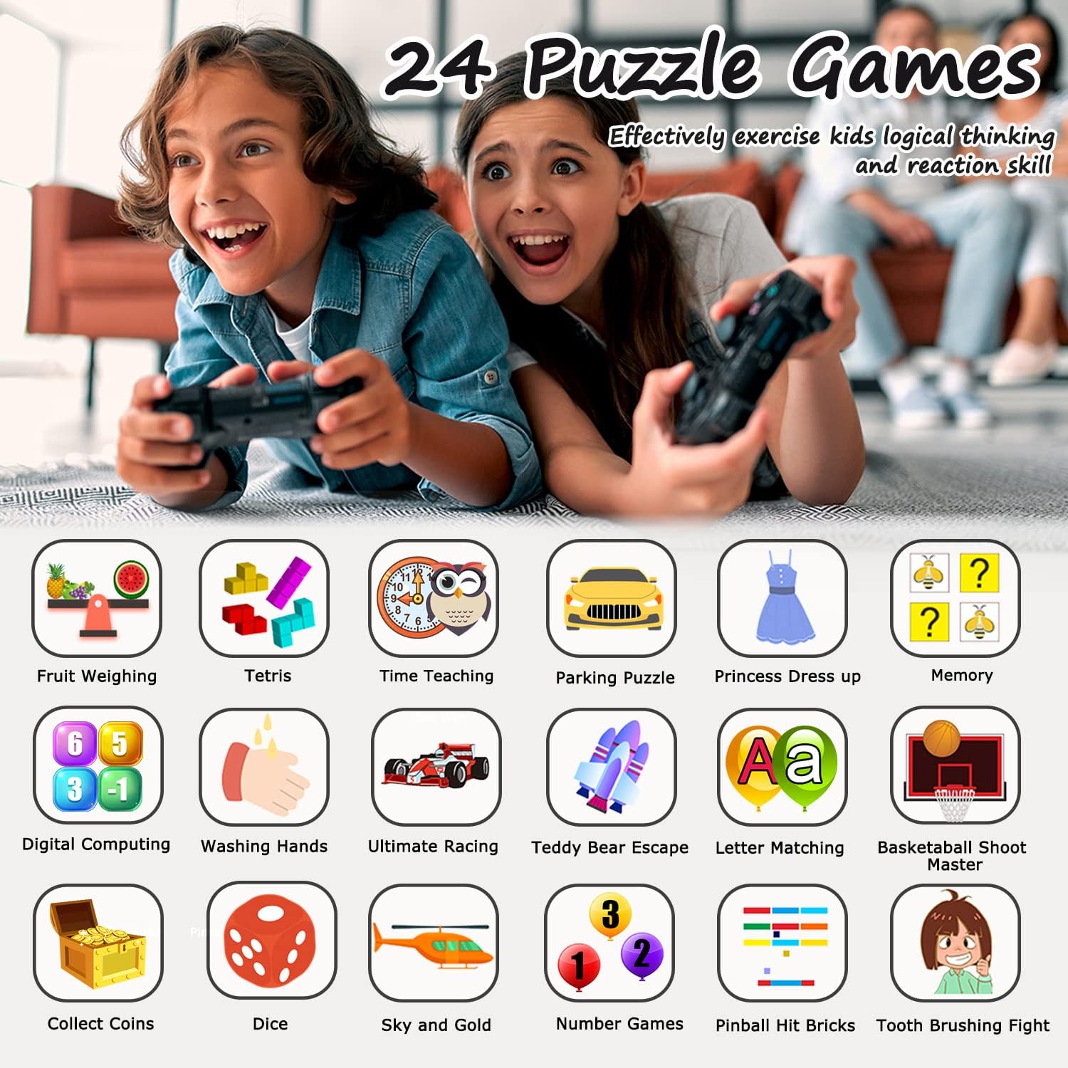 Kids Smart Watch with 24 HD Games and Camera