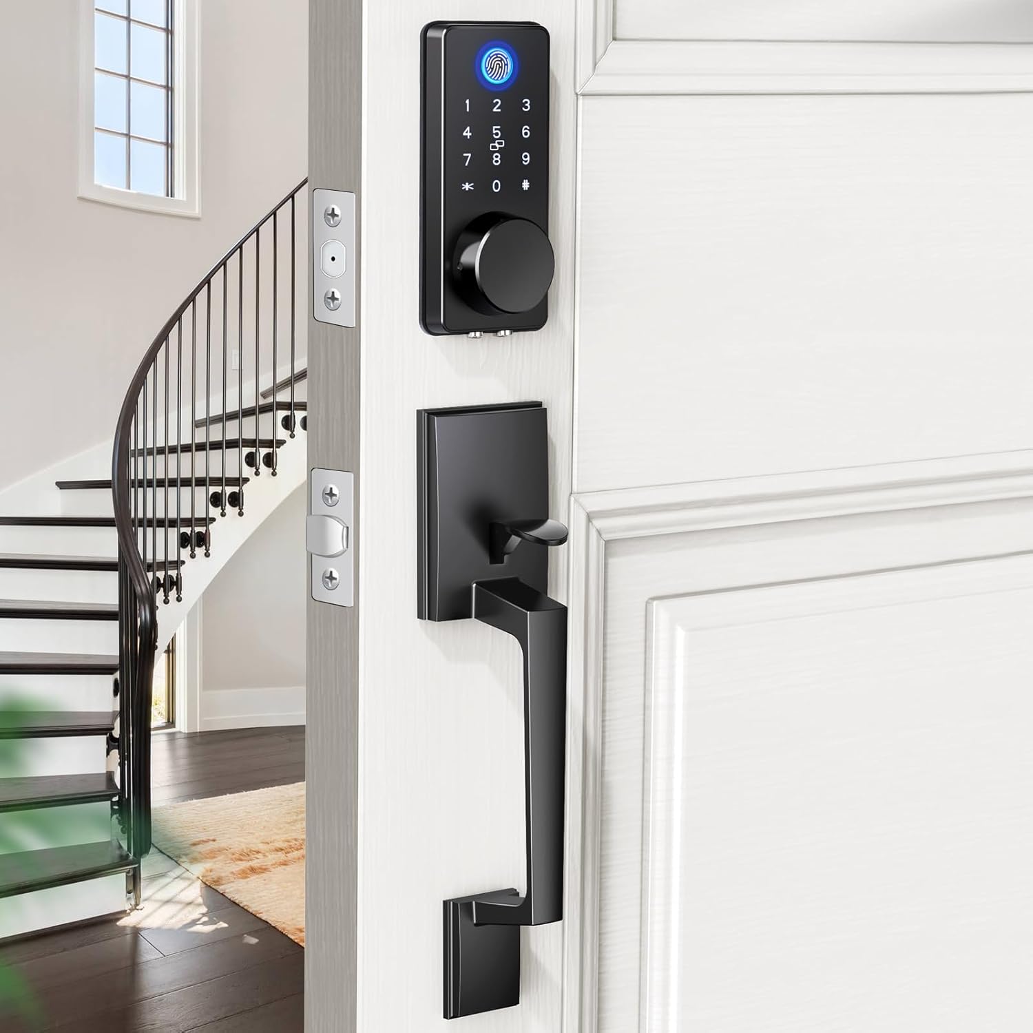 Smart Fingerprint Door Lock Set with APP Control