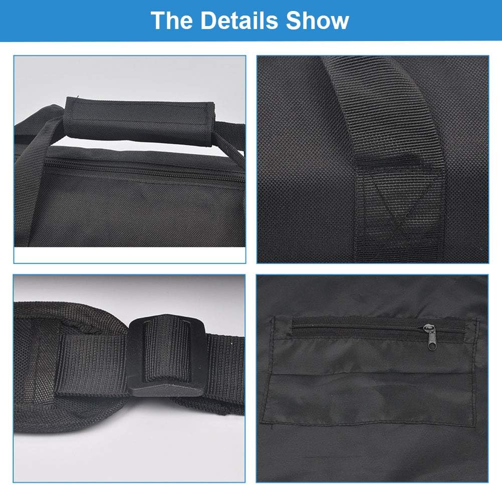 Heavy Duty Padded Tripod Carrying Case with Shoulder Strap and Handle