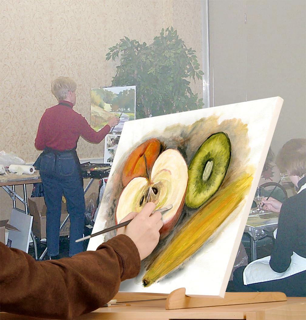 Original Overby Tabletop Painting Easel 10 Pack Portable Compact Natural Wood
