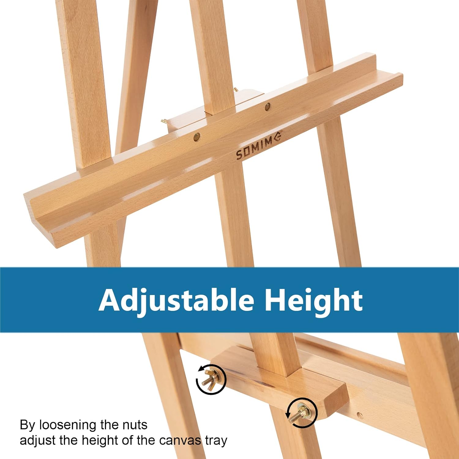 Somime A-Frame Wooden Display Easel Up to 90 High