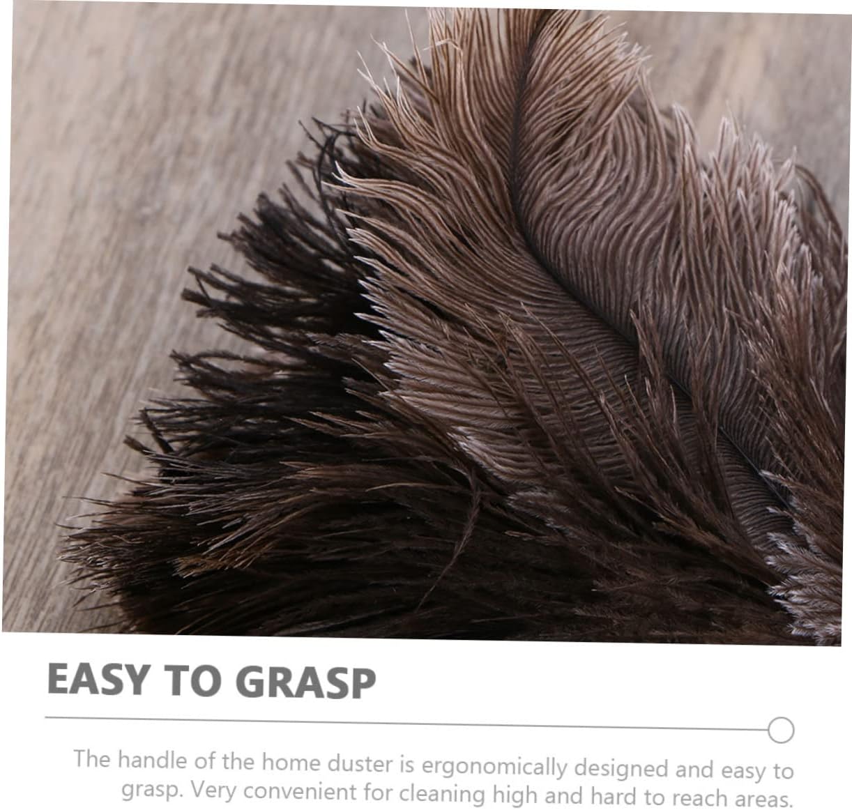 2pcs Feathered Duster with Random Handle for Furniture Cleaning