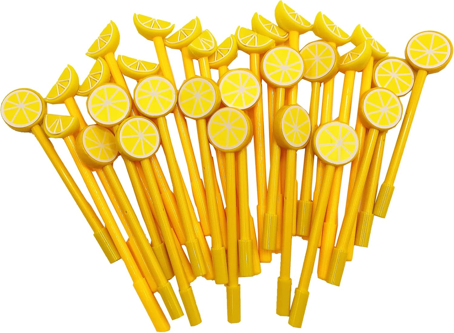 30 Pcs Cute Lemon Gel Ink Pens for Kids