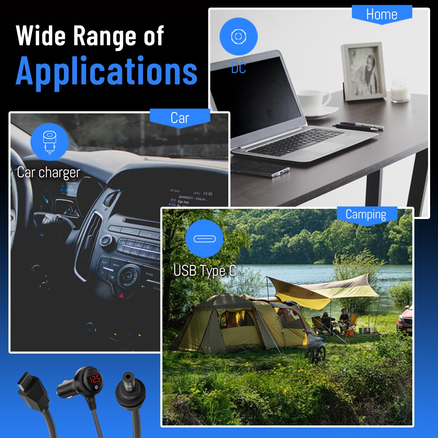 GemCoo Starlink Mini 3 in 1 Car Charger Cable