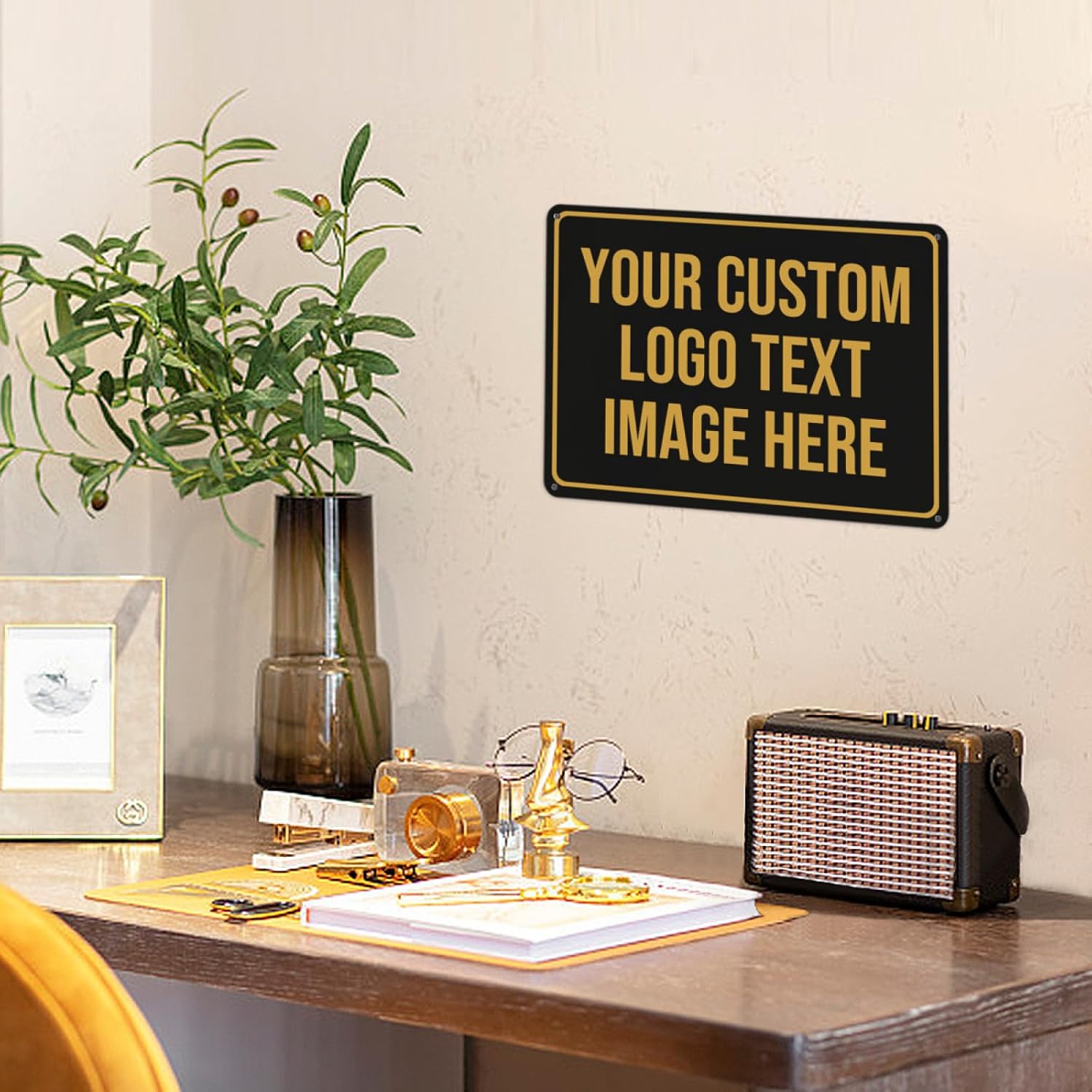 Custom Outdoor Metal Sign 8x12inch Personalized