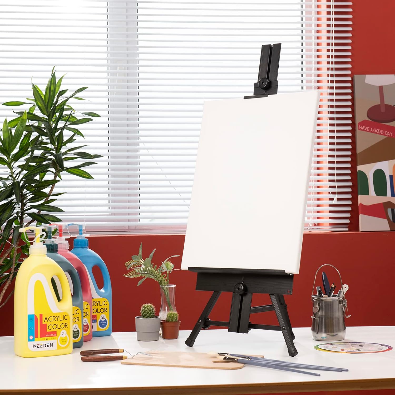 MEEDEN Aluminum Easel Stand for Art Painting