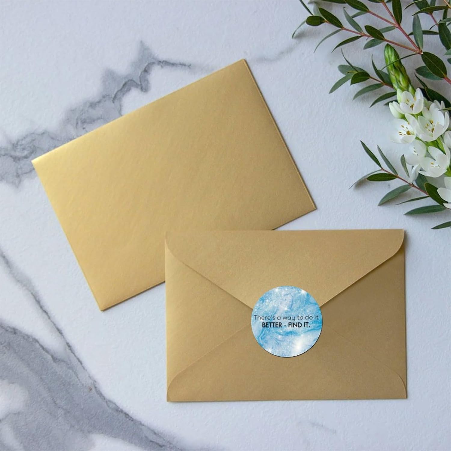 3in Round Label Stickers 100pcs for Boxes Envelopes and More