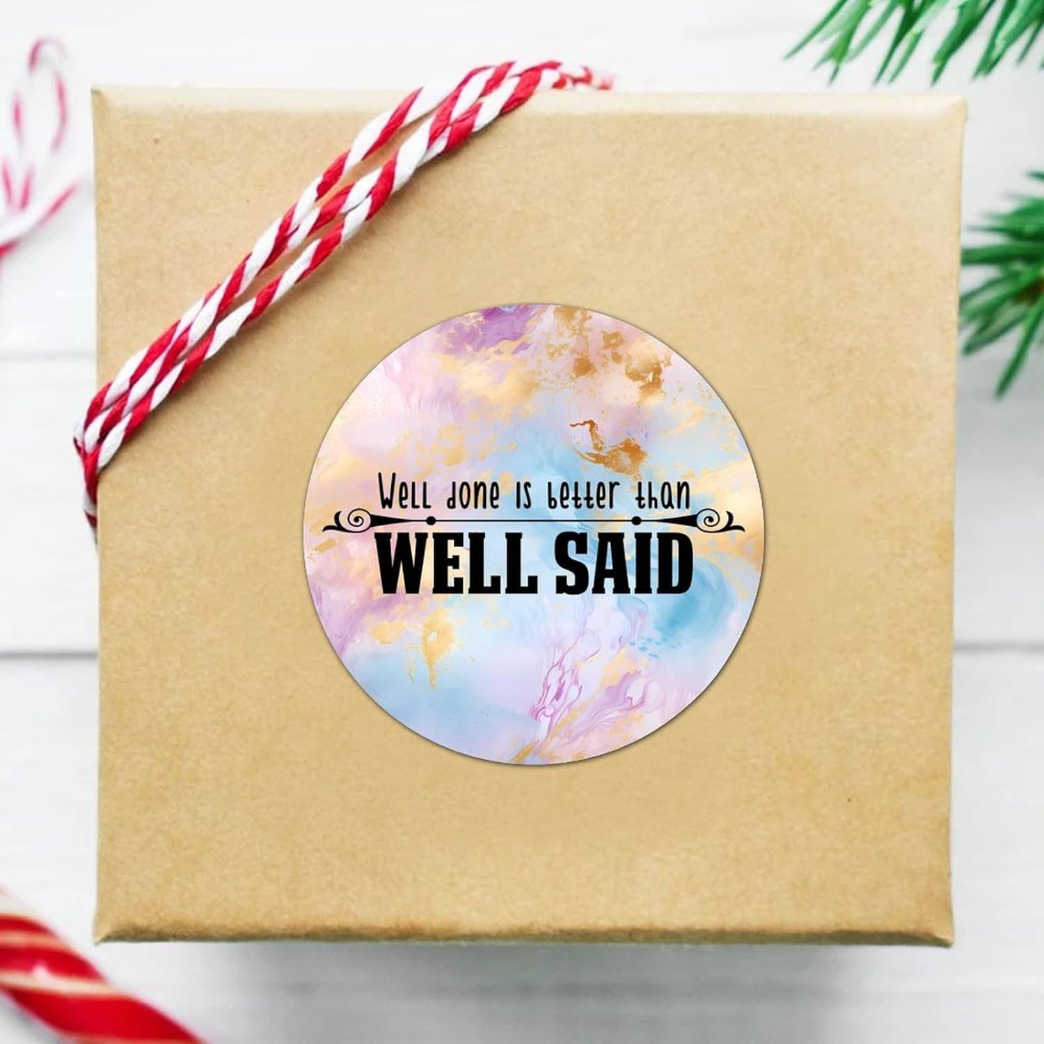 3in Round Label Stickers 100pcs for Boxes Bottles Laptops Envelopes Gifts