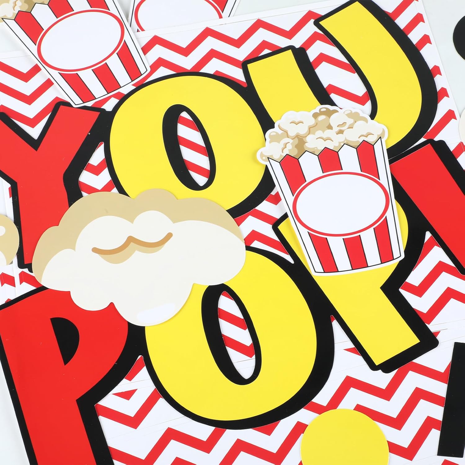 Popcorn Cutouts Reading Bulletin Board Classroom Decor