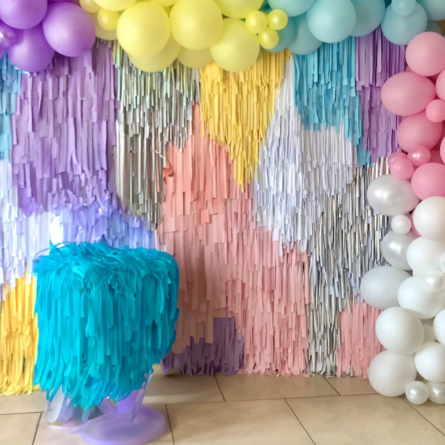 Crepe Paper Streamers - 6 Rolls 492ft Pink Party Decorations