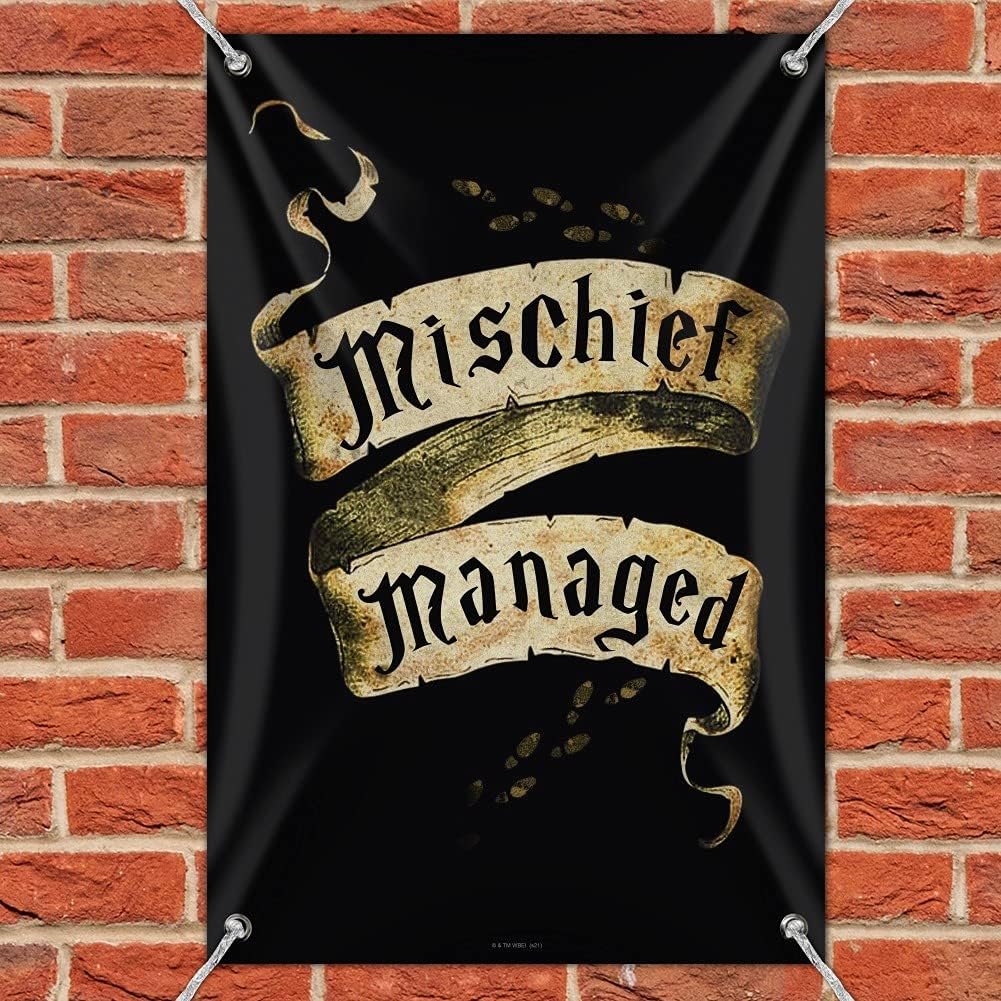 GRAPHICS MORE Harry Potter Mischief Managed Sign